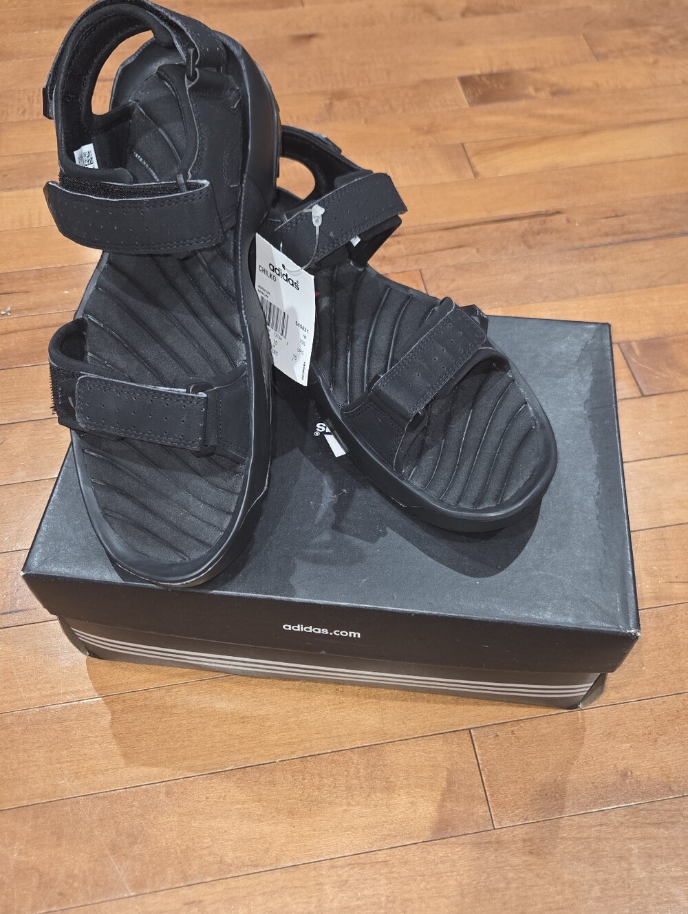 DEADSTOCK VINTAGE ADIDAS ADVENTURE CHILKO SPORT SANDALS Mens Sz 10